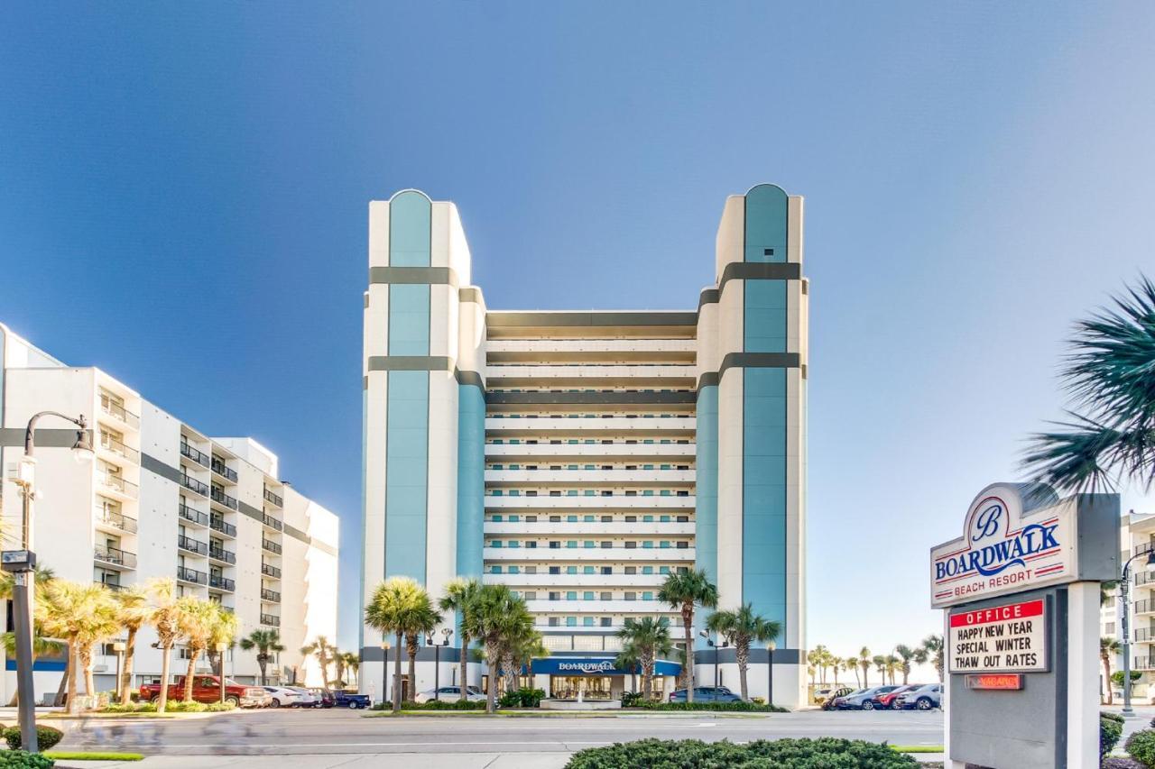 Oceanfront Condo W Balcony Minutes Walk To The Beach Myrtle Beach Buitenkant foto