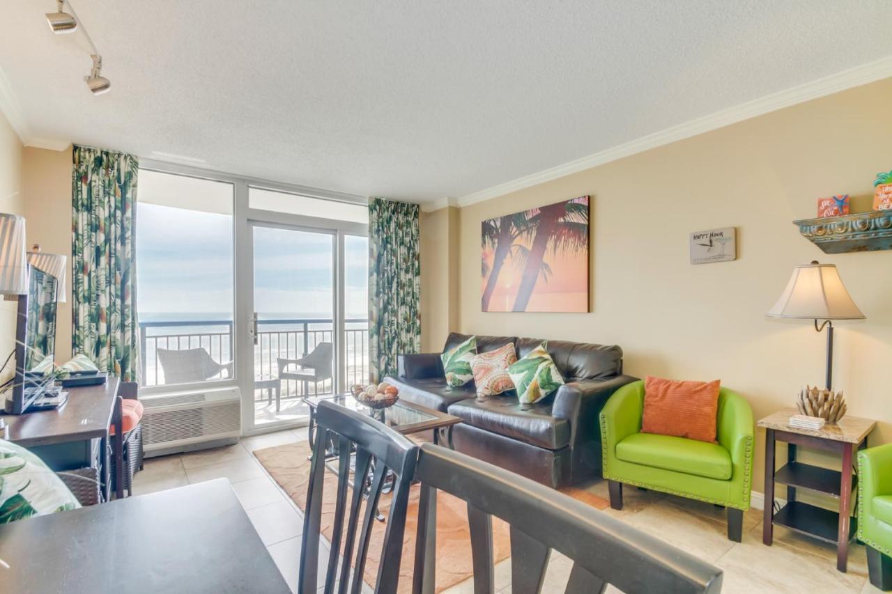 Oceanfront Condo W Balcony Minutes Walk To The Beach Myrtle Beach Buitenkant foto